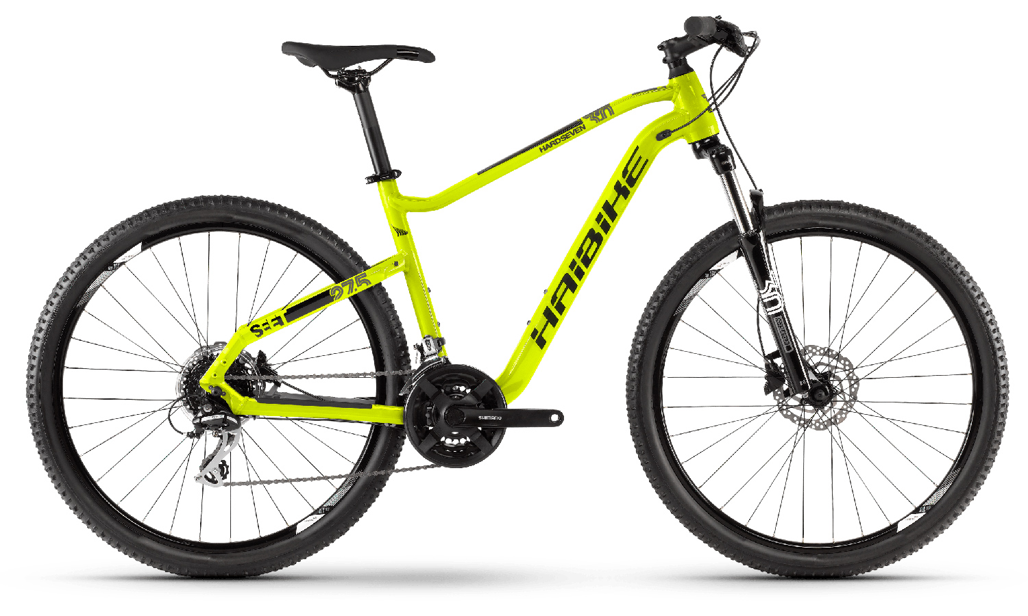 Фотография Haibike 27,5" SEET HardSeven 3.0 (2019) 2019 лайм